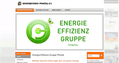 Desktop Screenshot of branchen-pfinztal.de